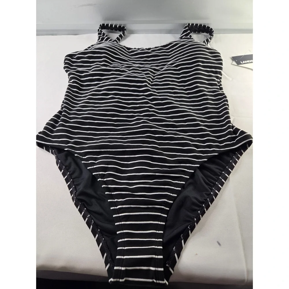 Lands End women swimsuit white